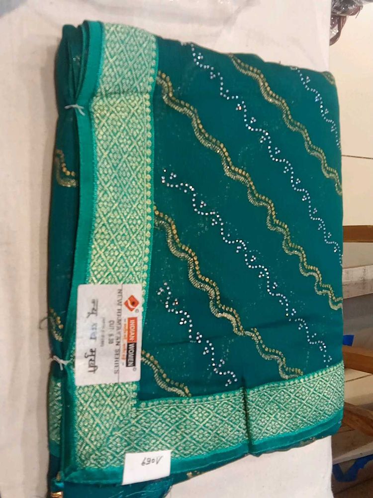 sea Green  Saree