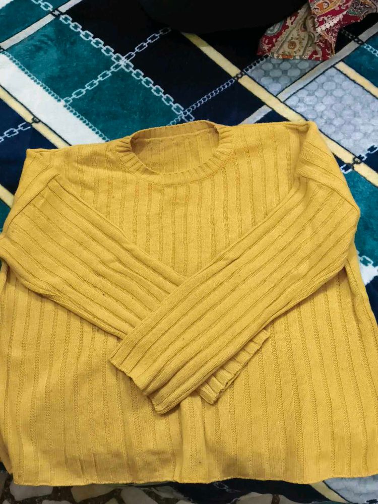 Mustard Knit Sweater