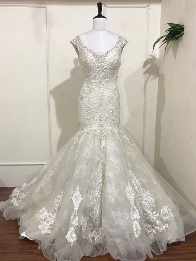 Luxury elegant mermaid gown