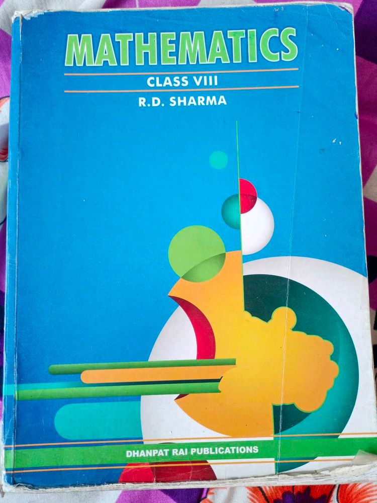 Mathematics R.D.Sharma Class 8 (VIII)