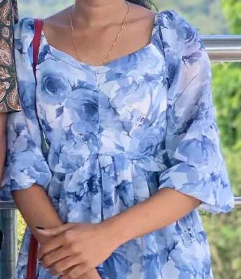 Floral Print Midi Dress