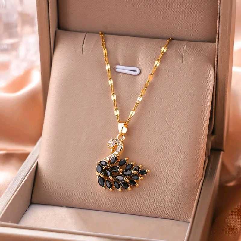 Swan Pendant Necklace