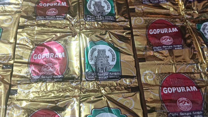 Gopuram Kumkum And Turmerik Powder