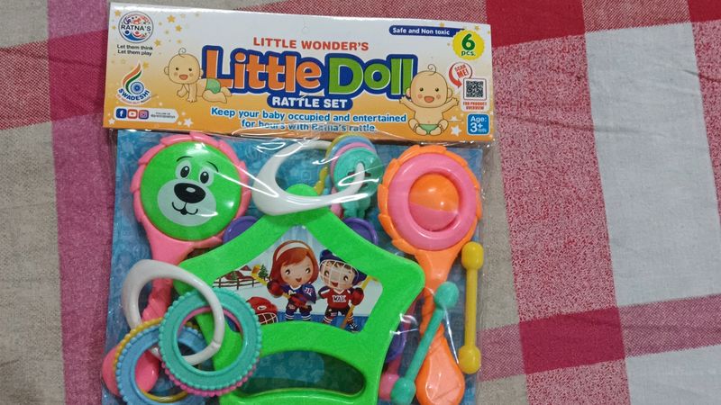 Baby Rattle Set 6pcs