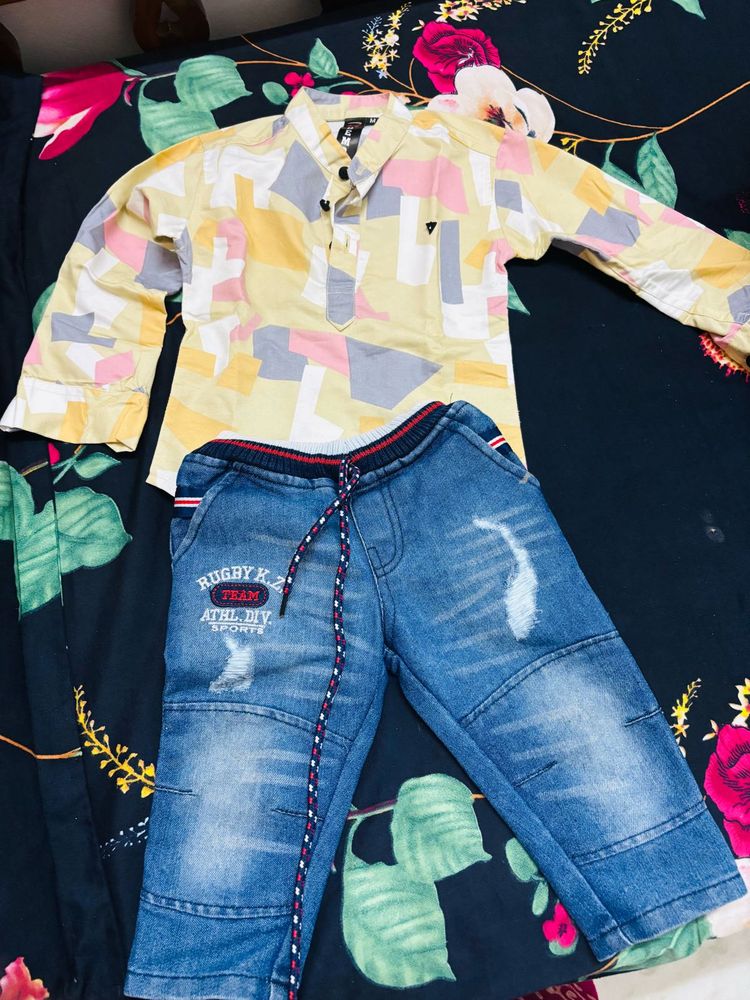 Boys Shirt Pant Set