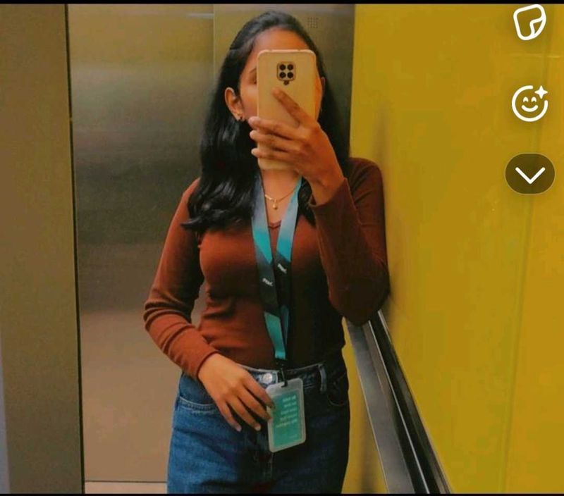 Brown Long Sleeve Top