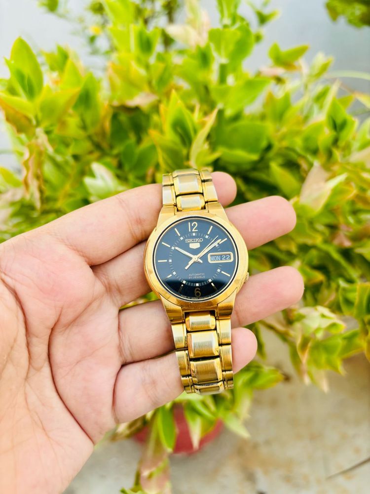 Seiko Golden Automatic Black Dial 7S26-02R0