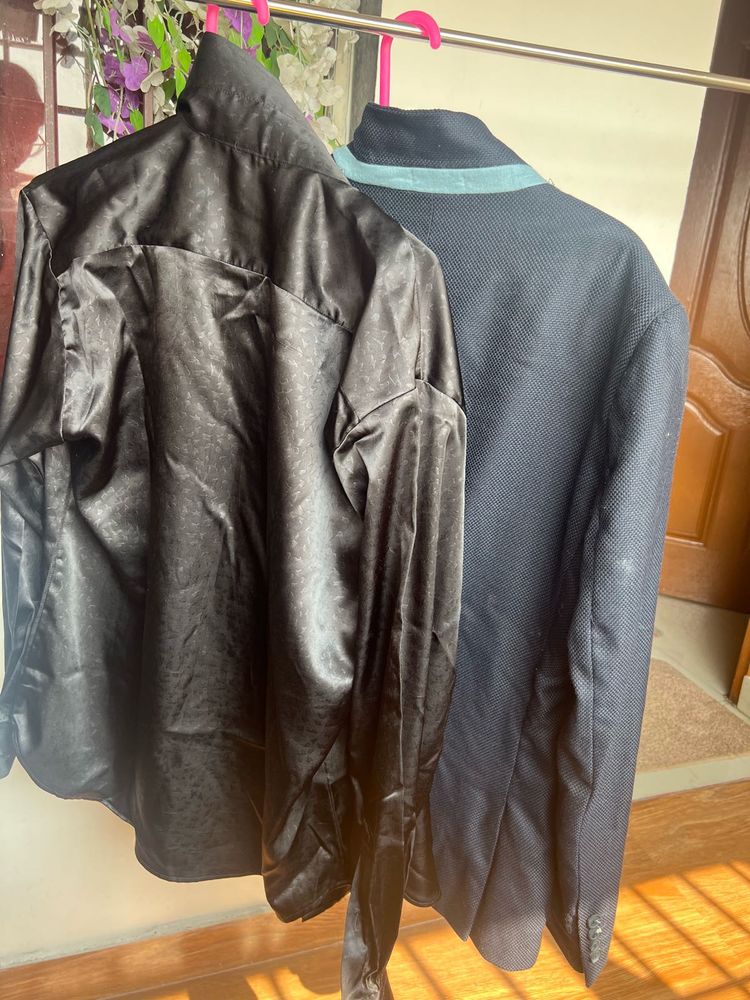 Men's Blazer &amp; Shirt Set