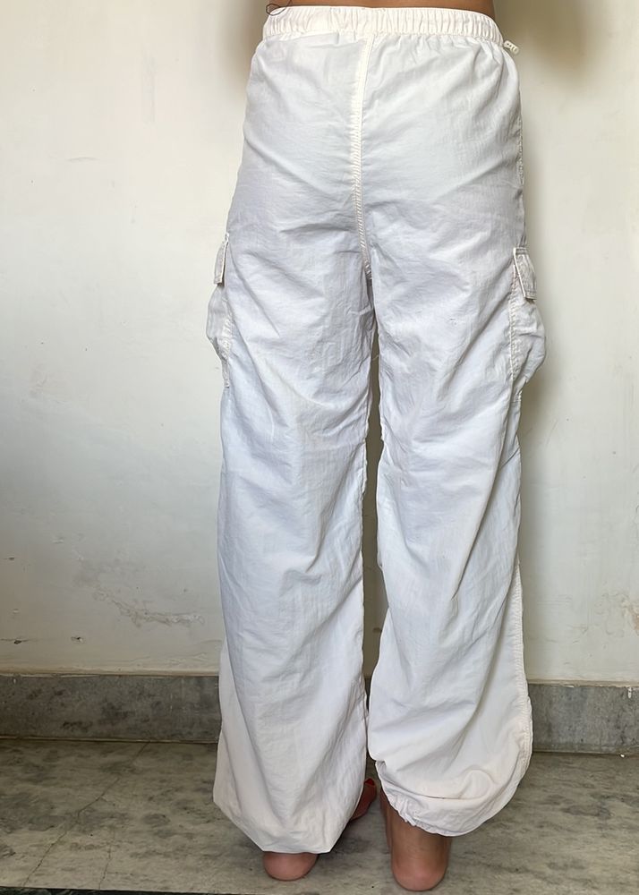 H&amp;M  Parachute Pants With Adjustable  Waist