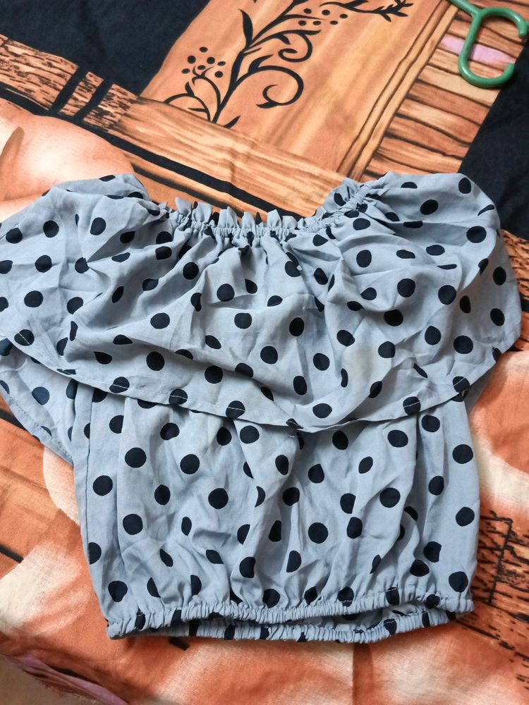 Cord Set Polka Dot Print