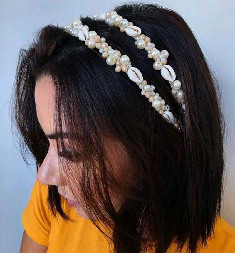 Handcrafted Korean Pearl Hair Accessory