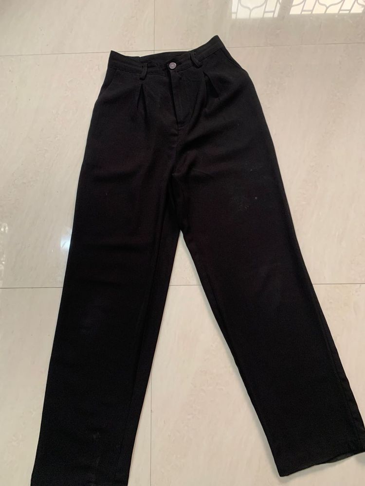 Black Straight Leg Pants