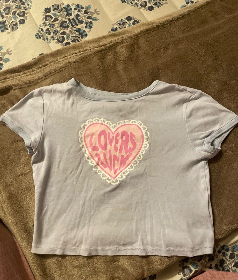 Cute 'Lovers Luck' Graphic Tee