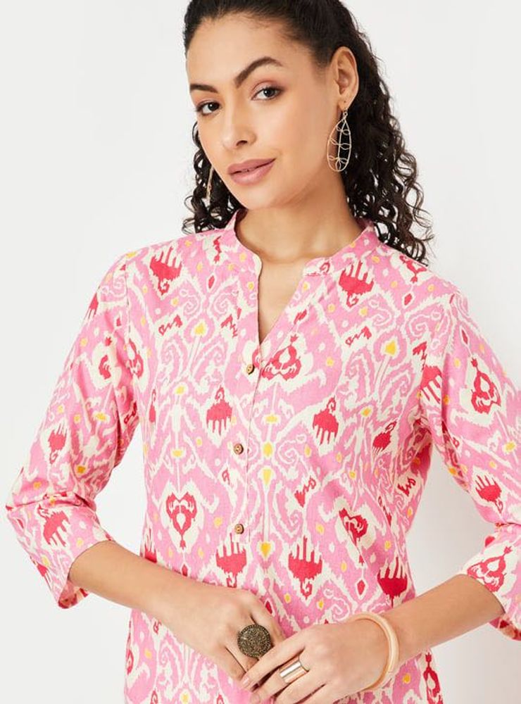 Women Printed Straight Kurta
