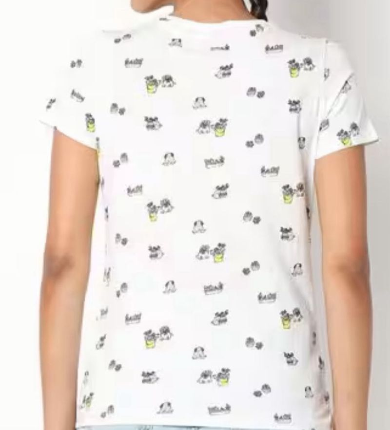 Cute Graphic Print Tee