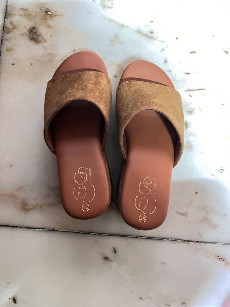 Stylish Brown  wedges