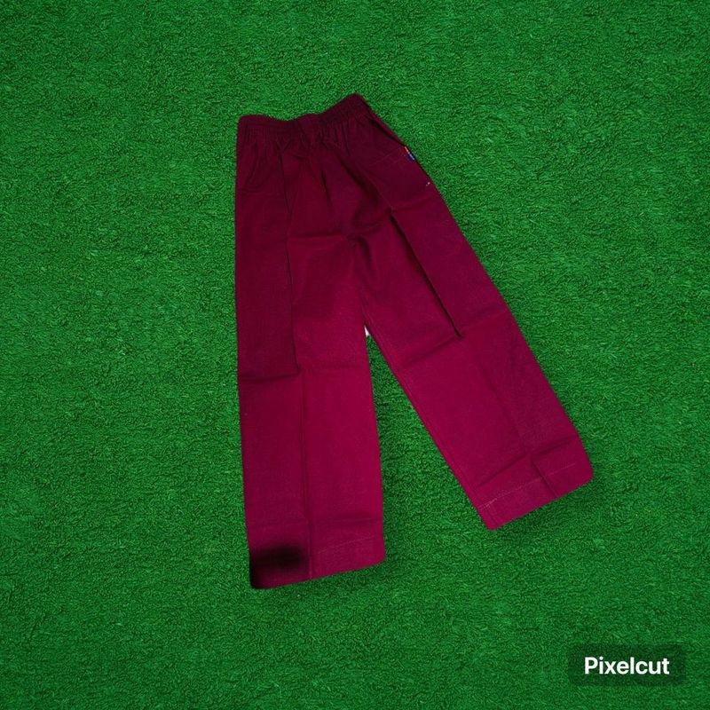 Boys Burgundy Pants