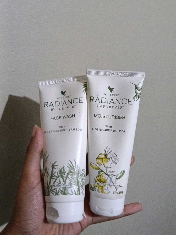 Forever Radiance Face Wash &amp; Moisturizer