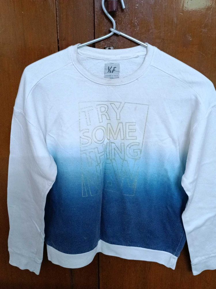 Ombre Graphic Sweatshirt