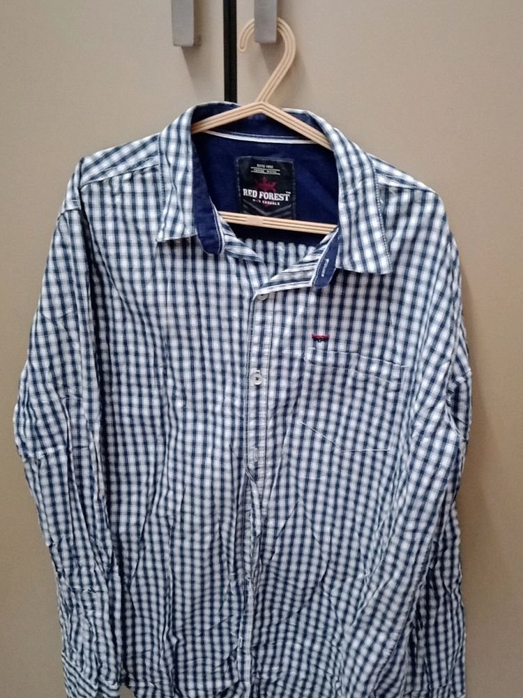 Casual Checked Shirt For Men