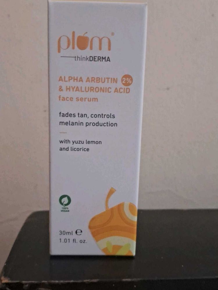 Plum Sealed Alpha Arbutin Serum Coins Accepted
