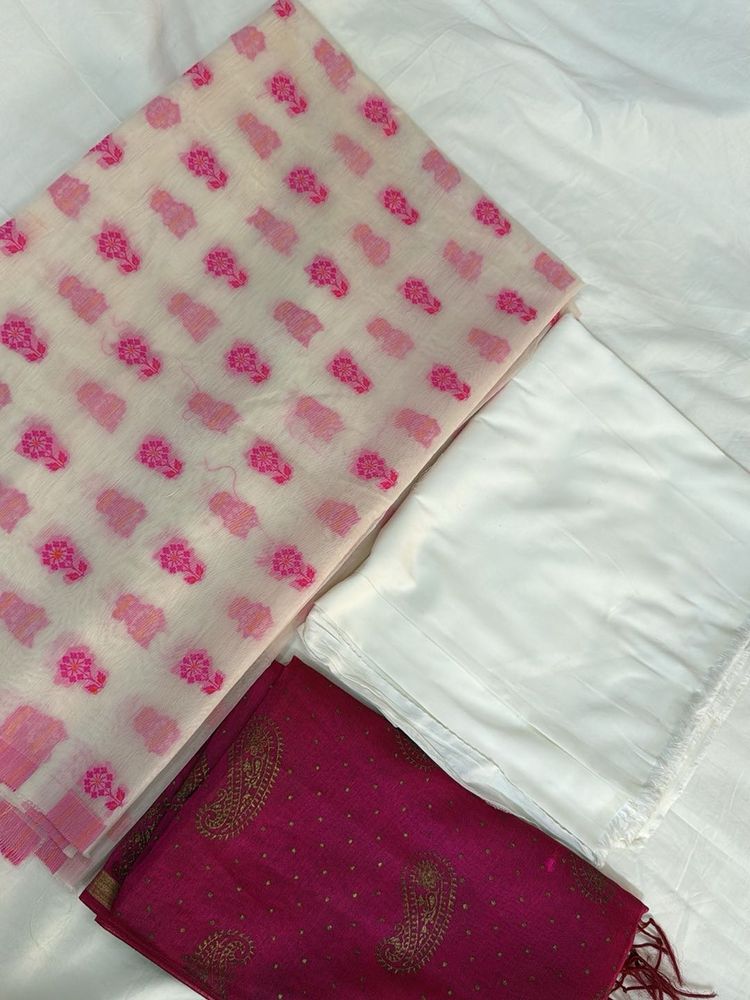 Banarasi Pink Suit