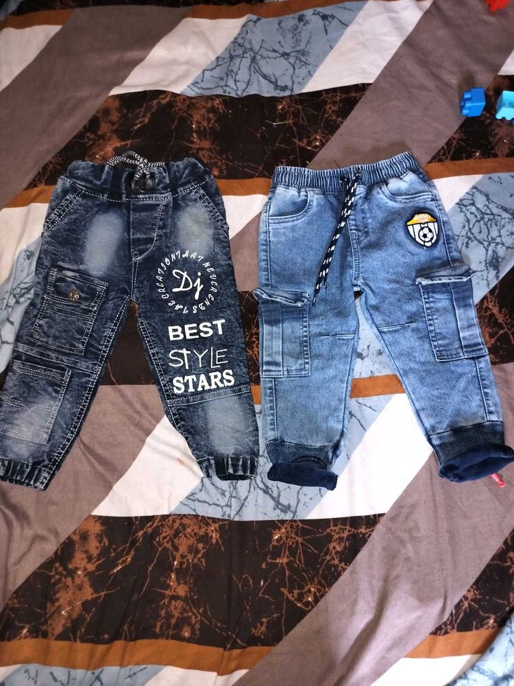 Babyhug Toddler Jeans Combo Size: 1.5 Years To 2.5