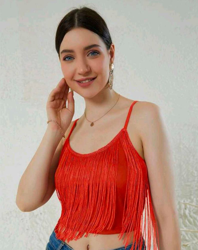 Fringe Crop Top
