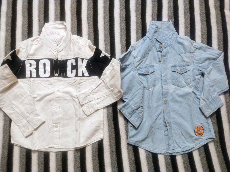 Set Of 2 Shirts 5-6 Years Old