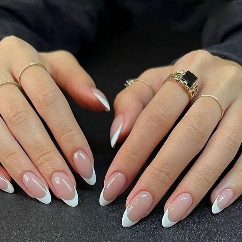 Elegant French Tip Nails