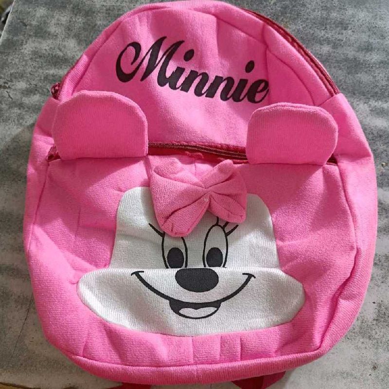 Minnie Mouse Plush Backpack For School 🎒