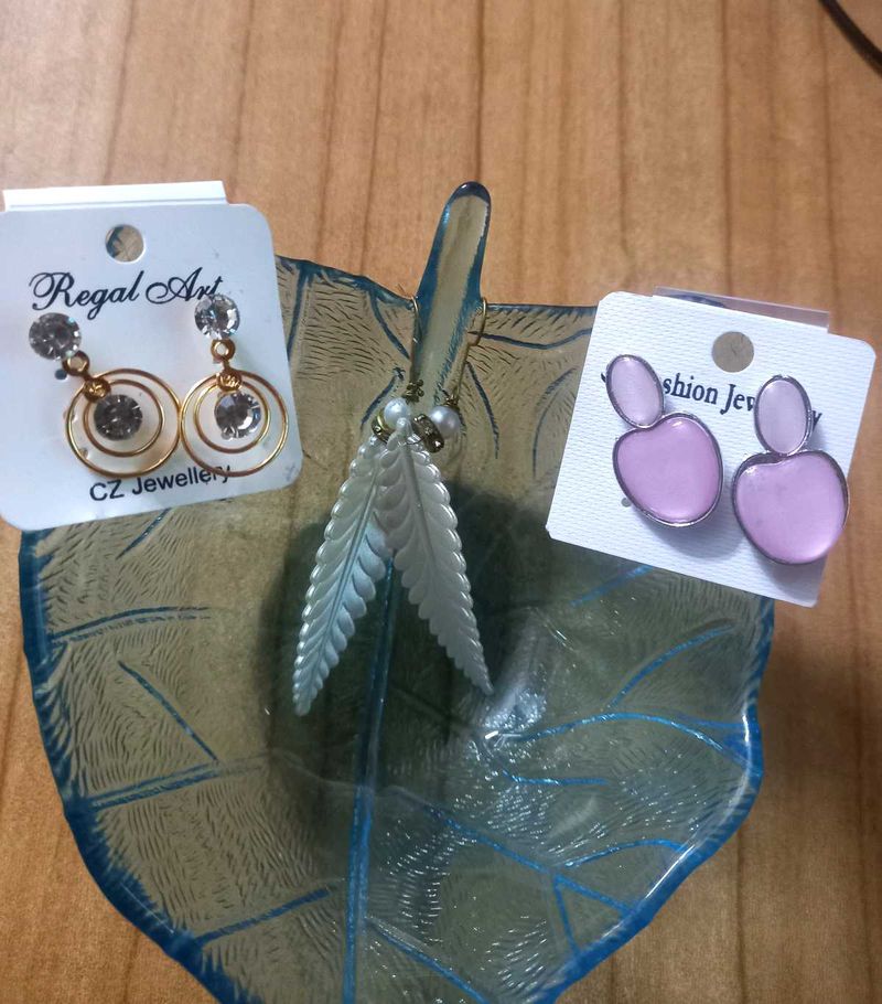 Earring Bundle: Gold, Silver, &amp; Pink