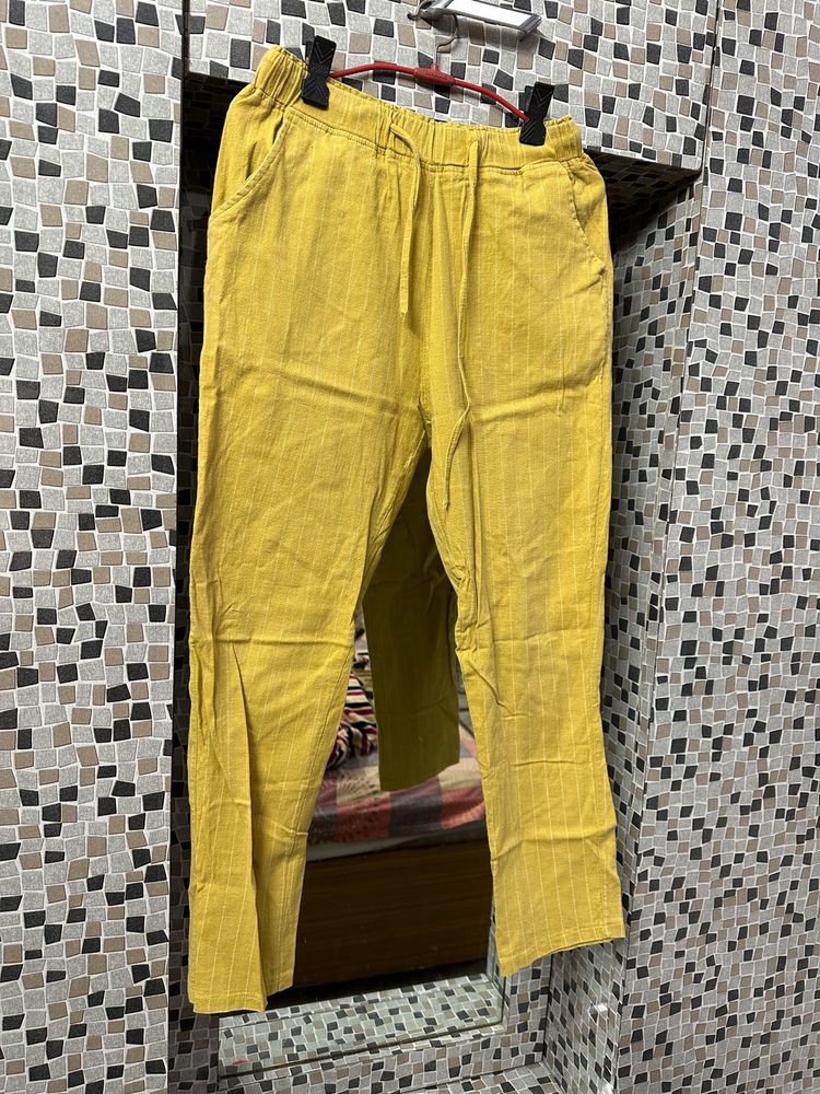 Mustard Trouser For Women