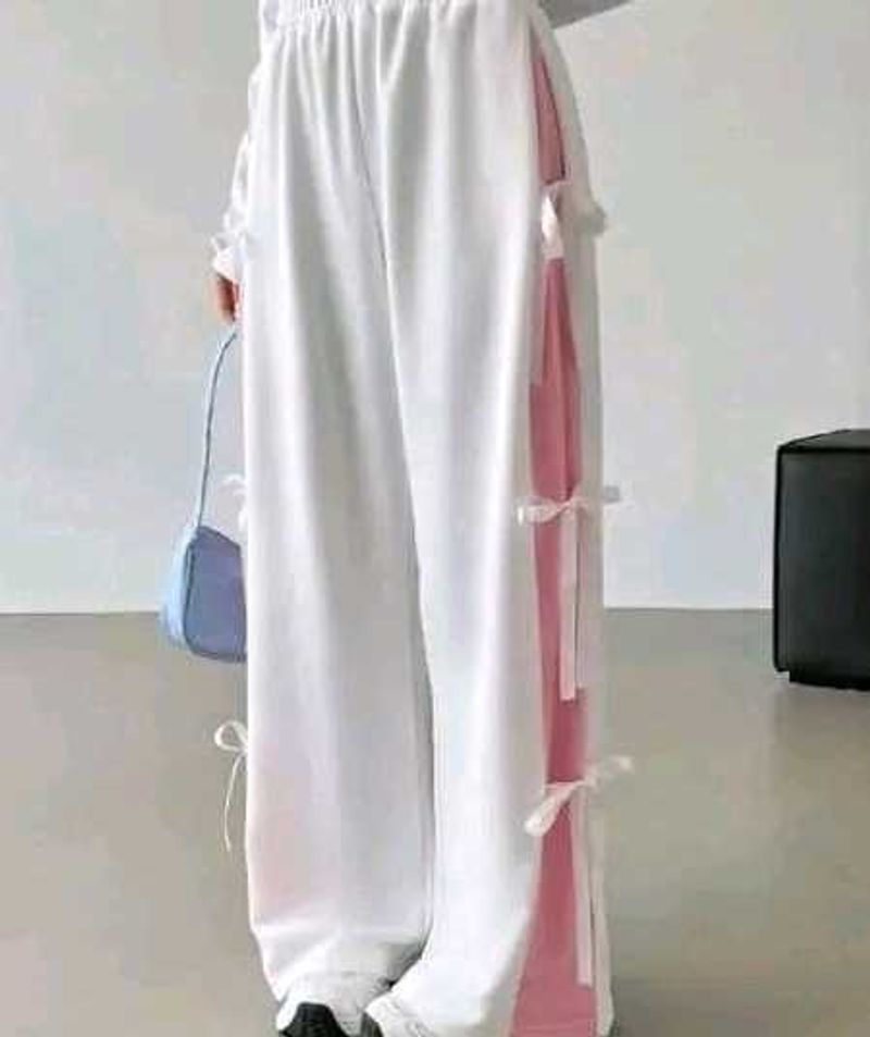 Cute Ribbon Accent Pants