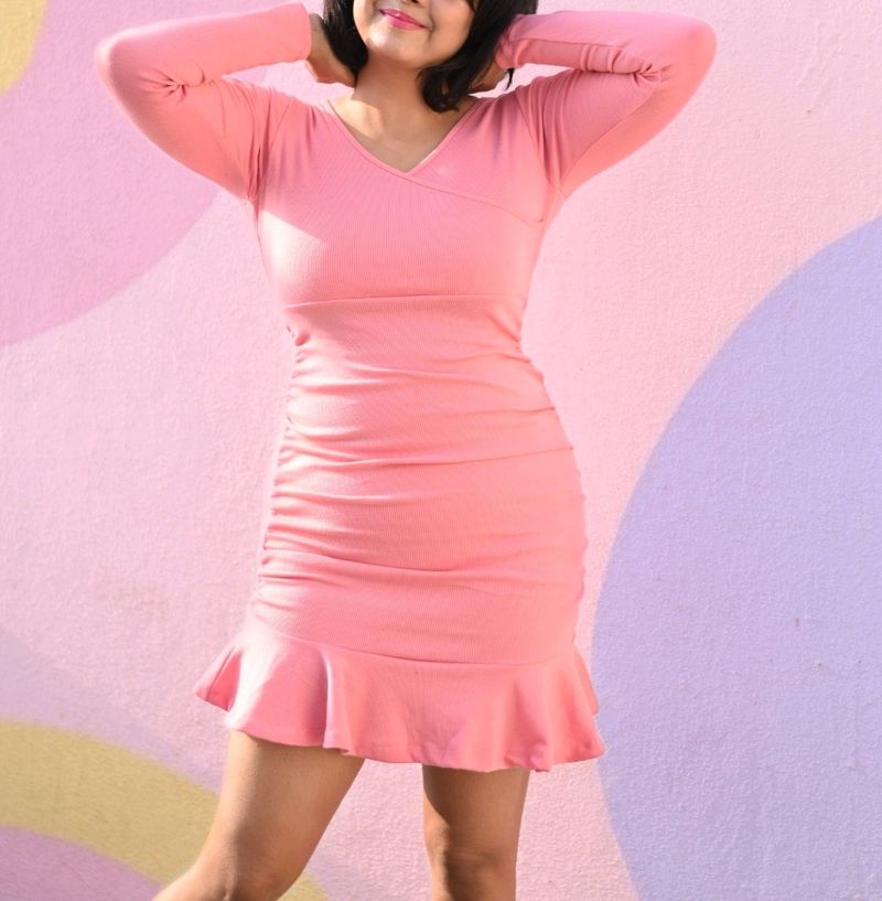 Cute Bodycon Dress From Sss - New With Tag