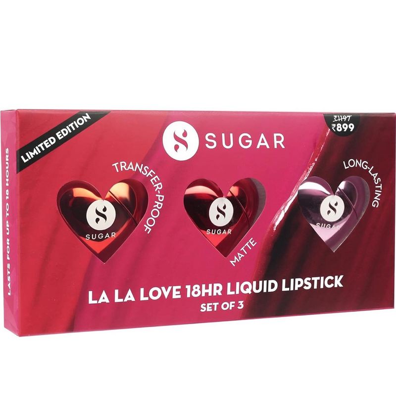 SUGAR Liquid Lipstick Set