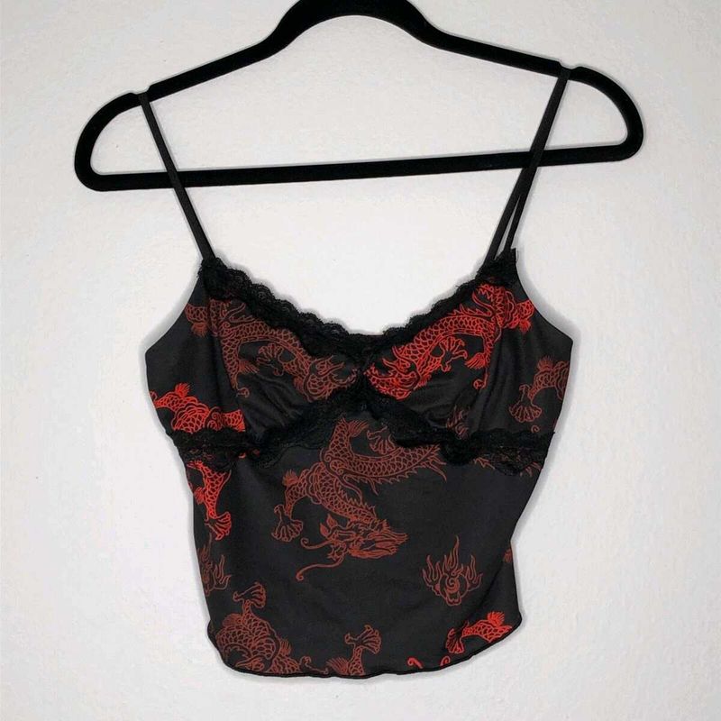 Dragon Print Cami Top