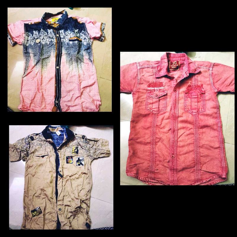 Boys Shirts Combo Of 3