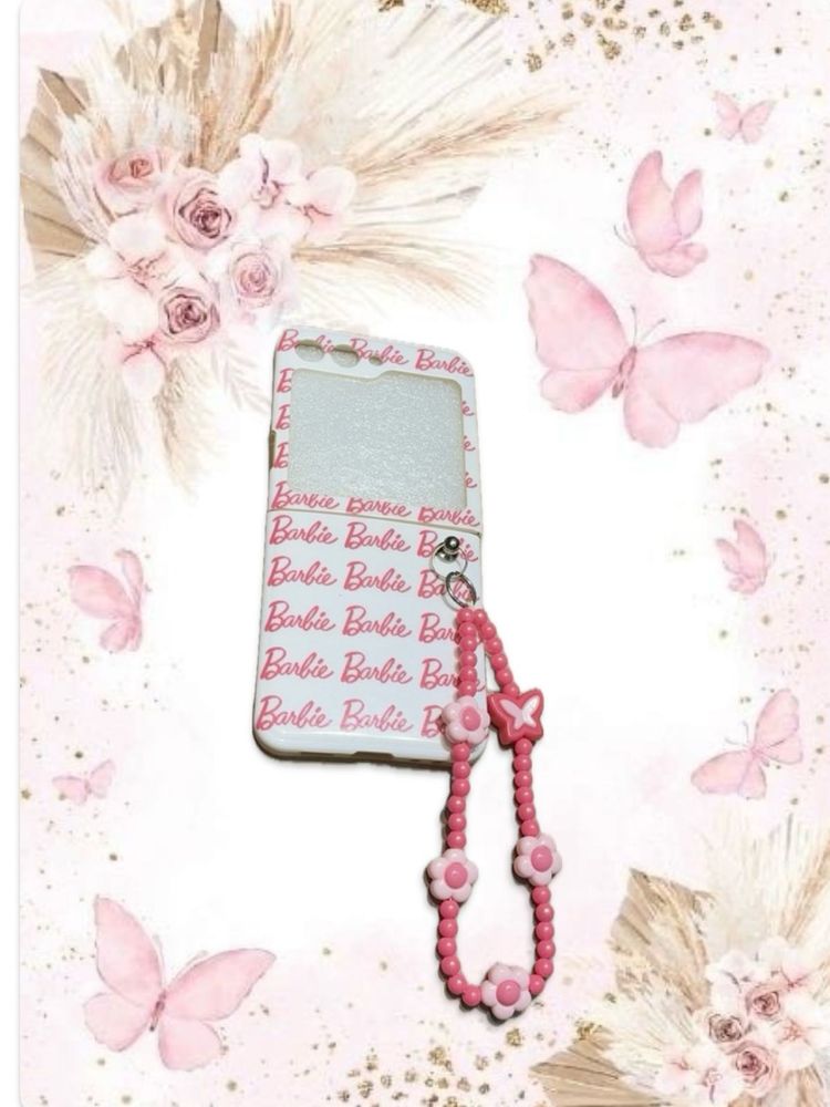 Barbie Samsung ZFlip 5 Case With Charm