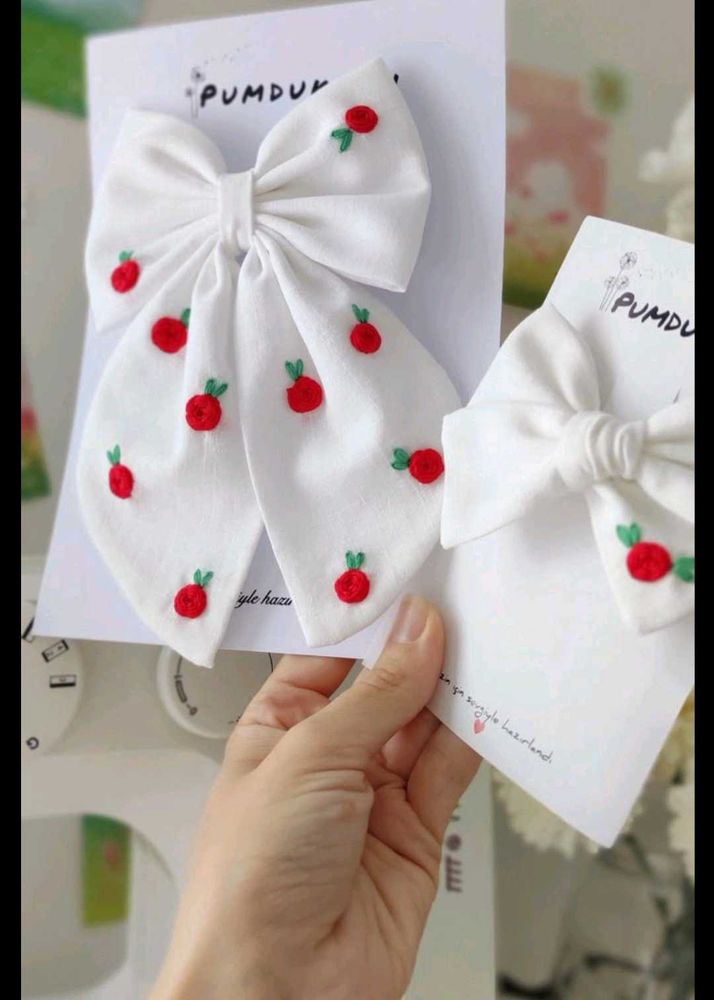 Cute hair bow set 2 piece