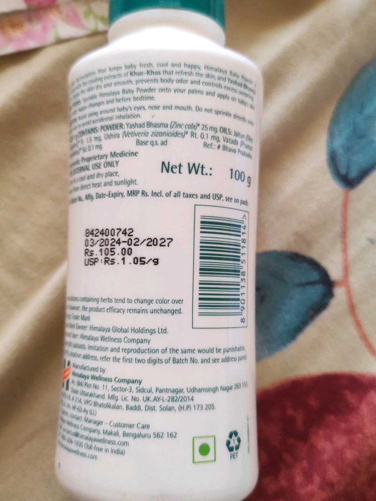 Himalaya Baby Powder &amp;nursing bra