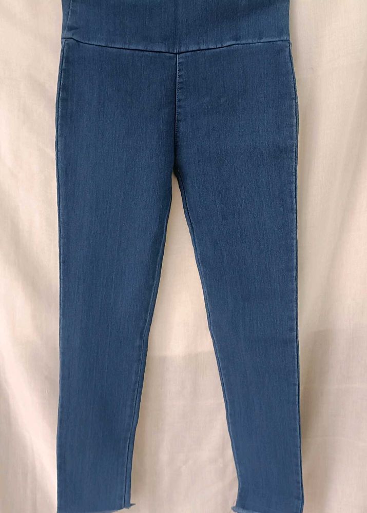 Blue Denim Jeggings