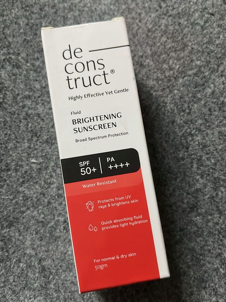 Deconstruct Brightening Sunscreen Spf 50