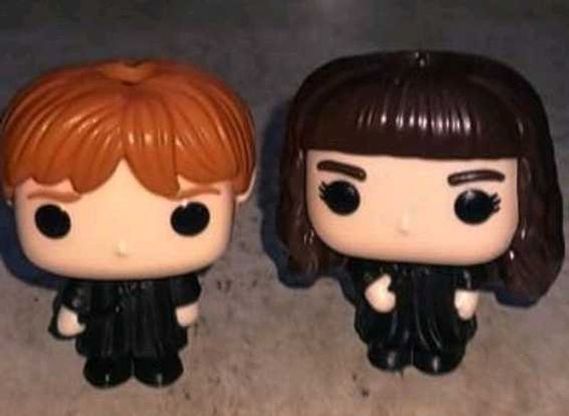 Ron &amp; Hermione Harry Potter Funko Toys