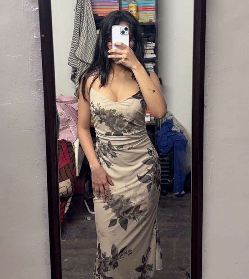 Bodycon Floral Dress