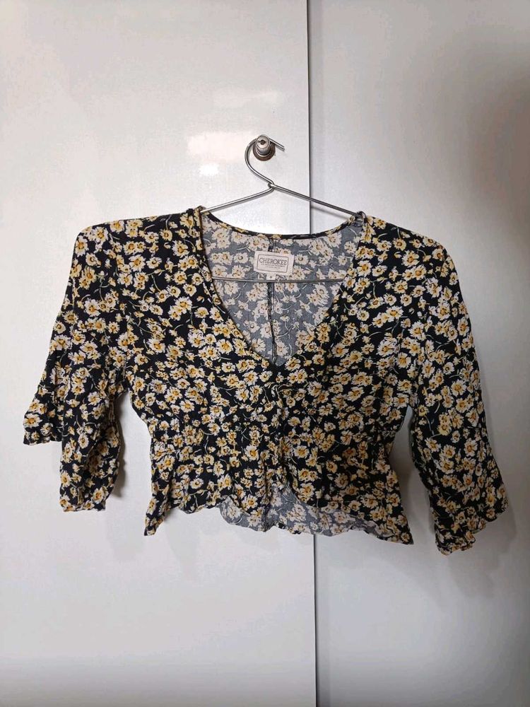 Cute Floral Top