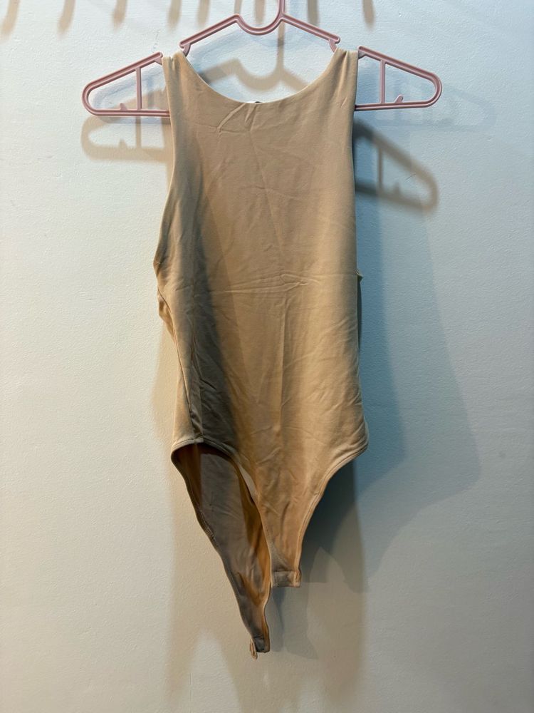 Racerback Zara Bodysuit (Nude)