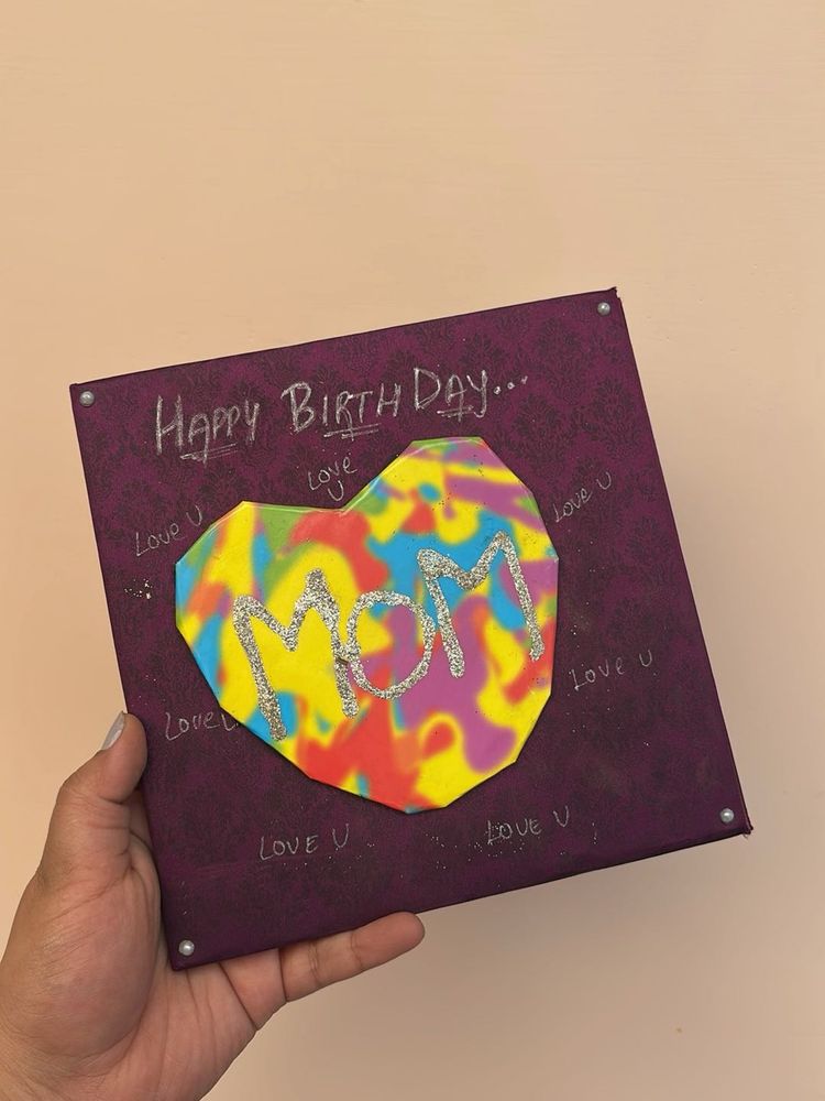 Handmade Birthday Card For Mom