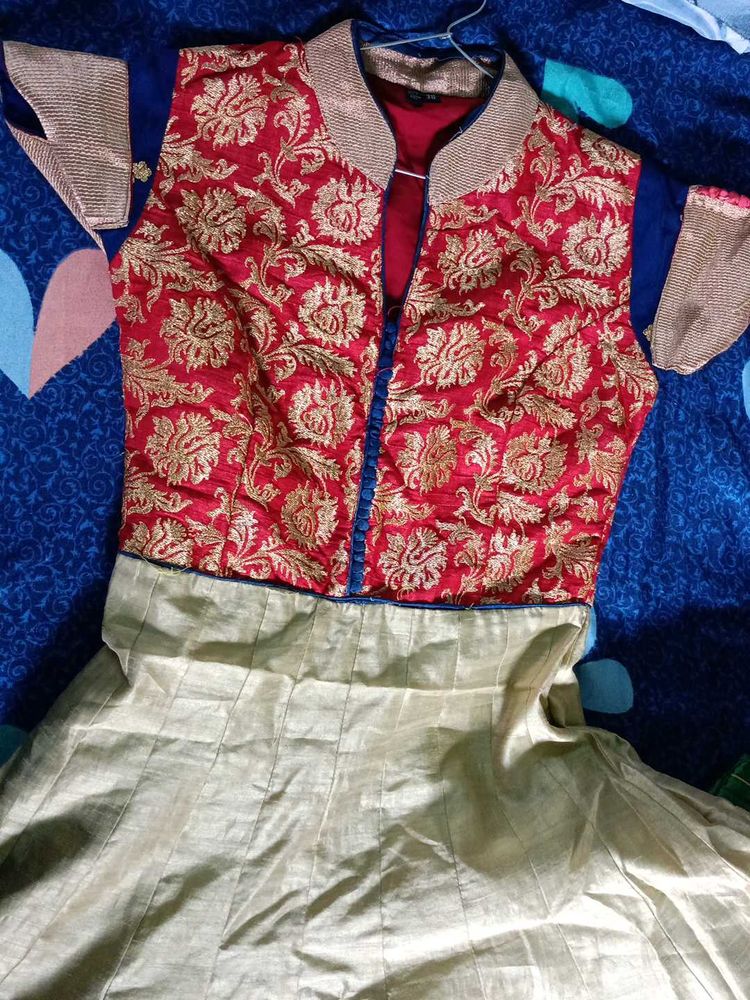 Elegant Embroidered Ethnic Dress