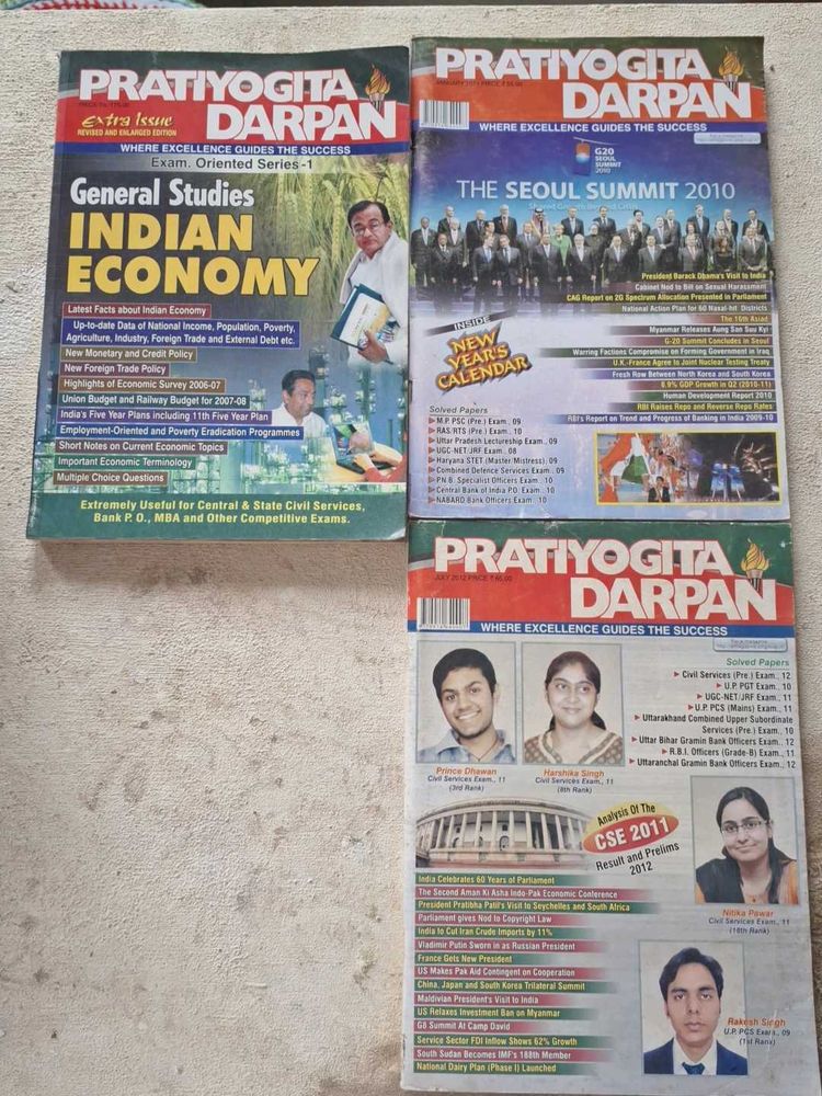 Pratiyogita Darpan Civil Service Books Set Of 3